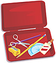 school supplies clip art 